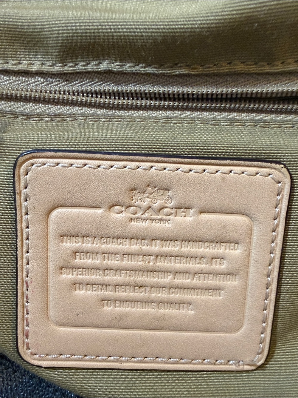 Coach Brown Signature Peyton Dome Satchel - Picture 16 of 16